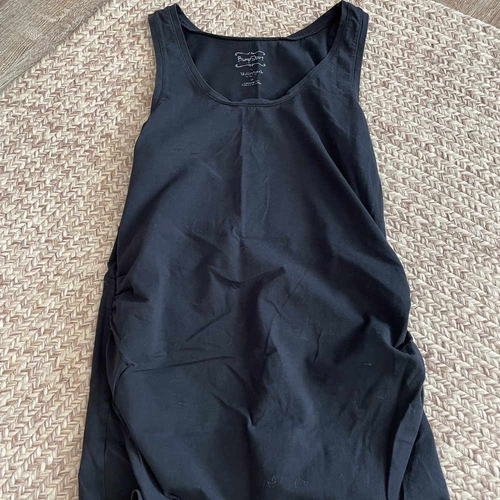 Black Maternity Tank Top